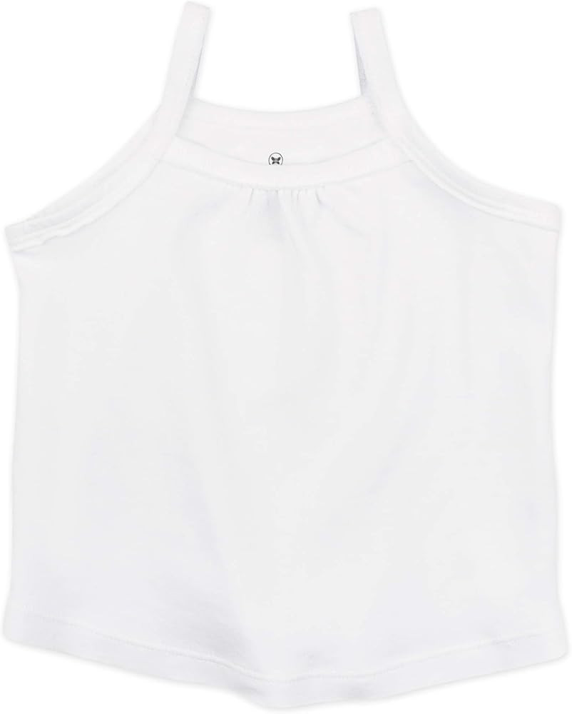 HonestBaby Girls 5-Pack Cami Tops Sleeveless T-Shirts 100% Organic Cotton for Infant and Toddler ... | Amazon (US)