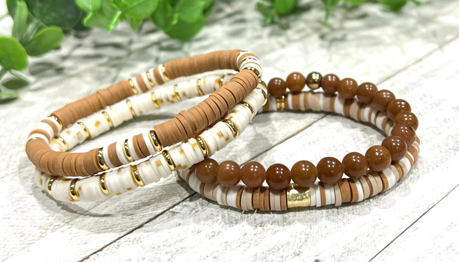 Stackable Bracelets Fall Accessories Custom Heishi Bead - Etsy | Etsy (US)