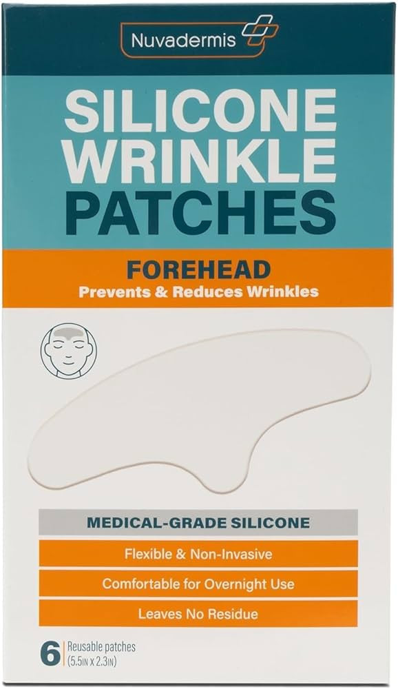 NUVADERMIS Silicone Forehead Wrinkle Patches - Anti Aging Wrinkle Patches for Face Overnight Use ... | Amazon (US)