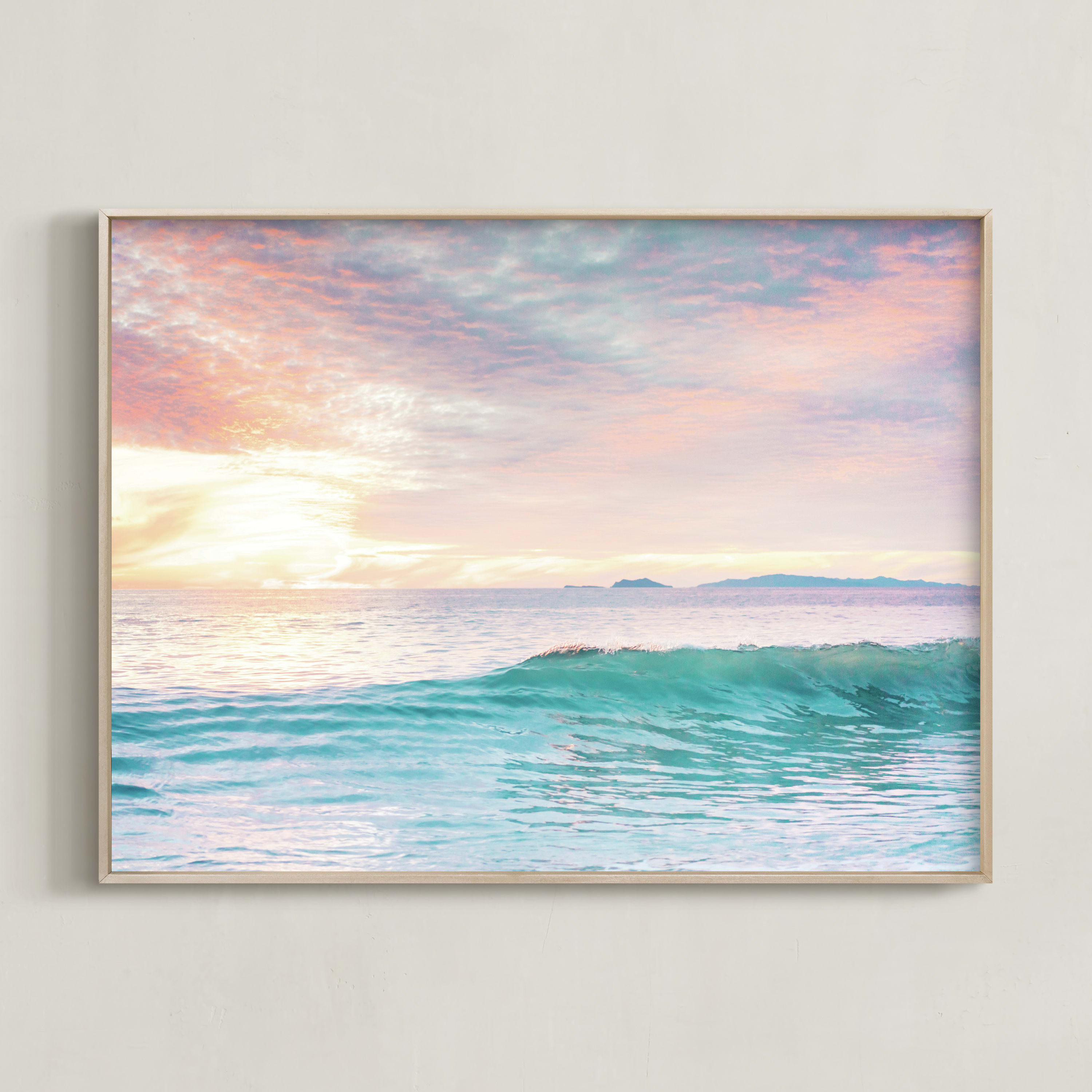 "SoCal Sorbet 4" - Grownup Open Edition Non-custom Art Print by Kamala Nahas. | Minted