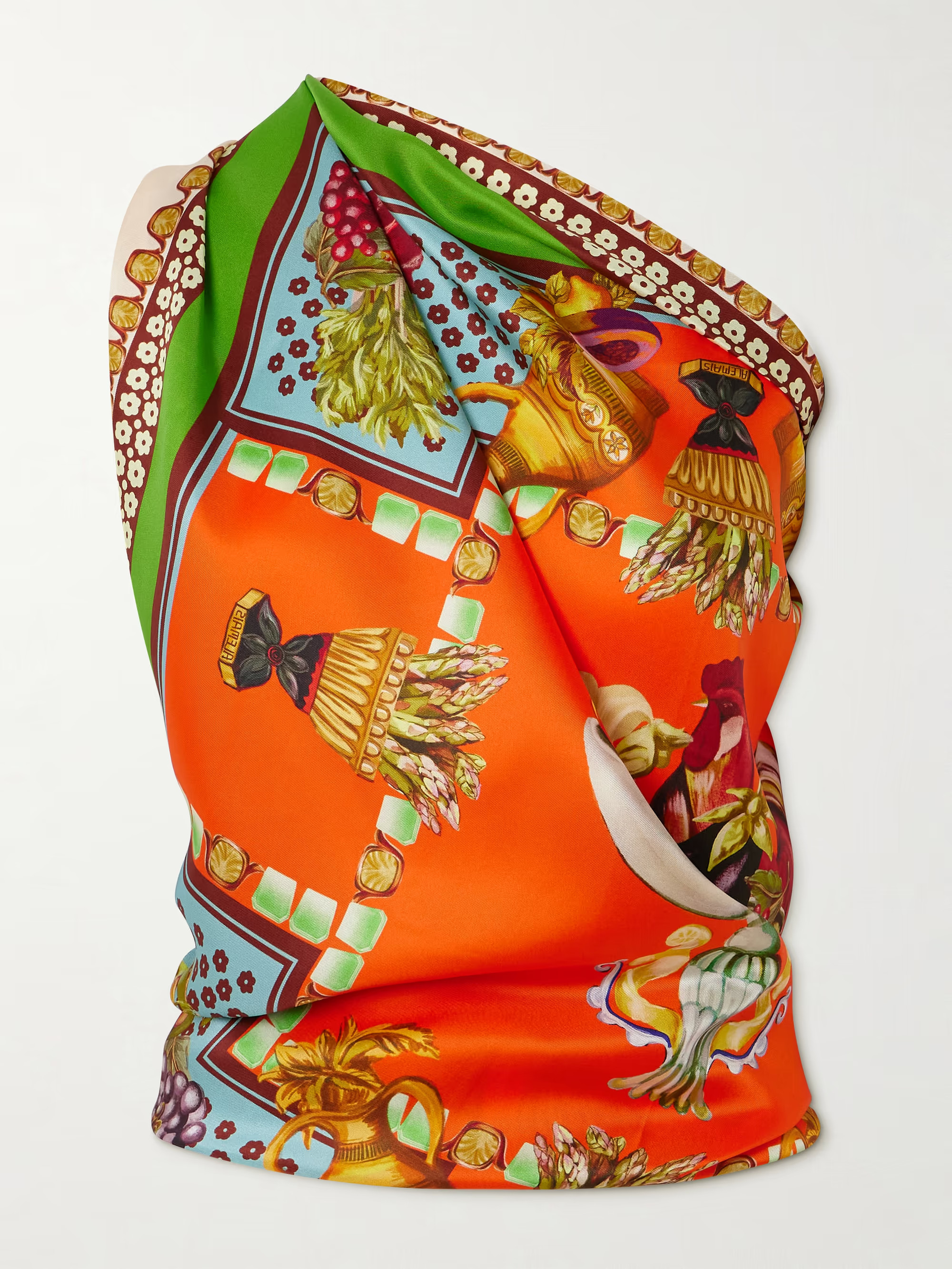 Rocco printed silk-twill scarf | NET-A-PORTER (UK & EU)