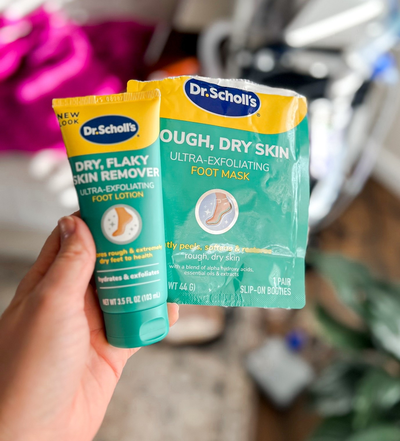 The lotion is super hydrating and the mask will gently exfoliate your rough, dry skin. My feet are so soft and hydrated after using them! 
#dryskin #footmask 

#LTKmomlife #LTKselfcare #LTKBeauty