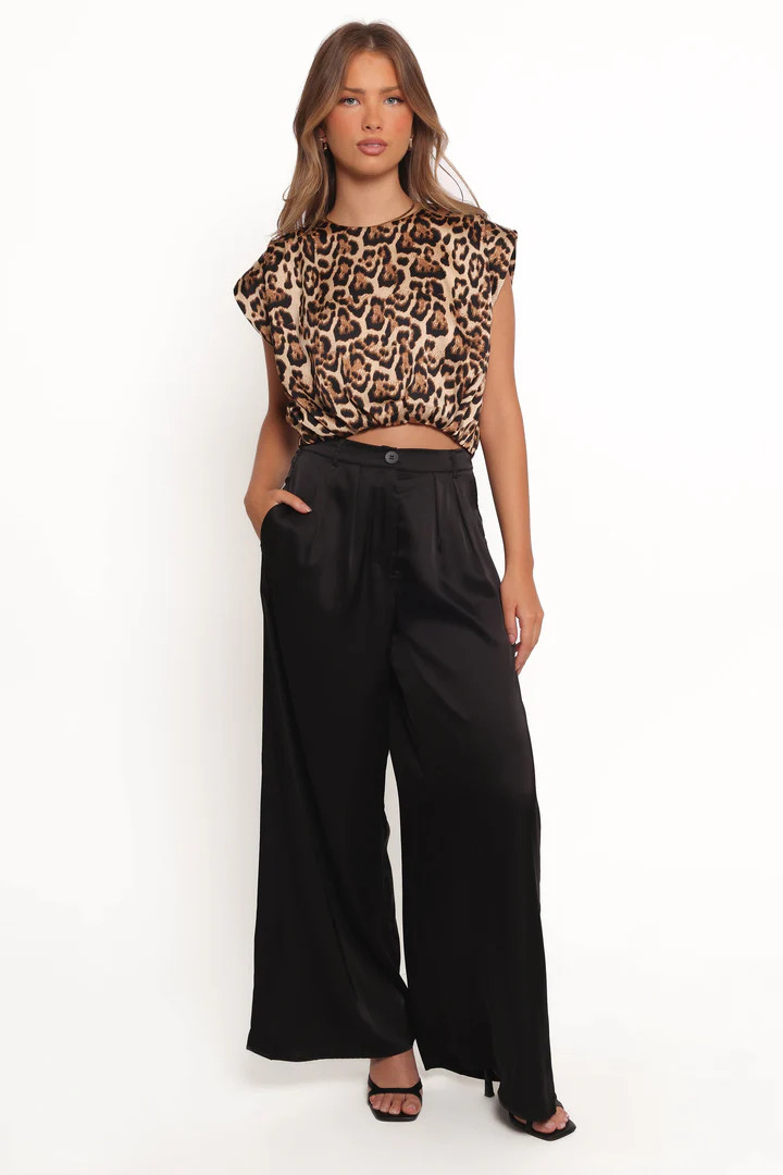 Harlow Two Piece Set - Tan Black | Petal & Pup (US)