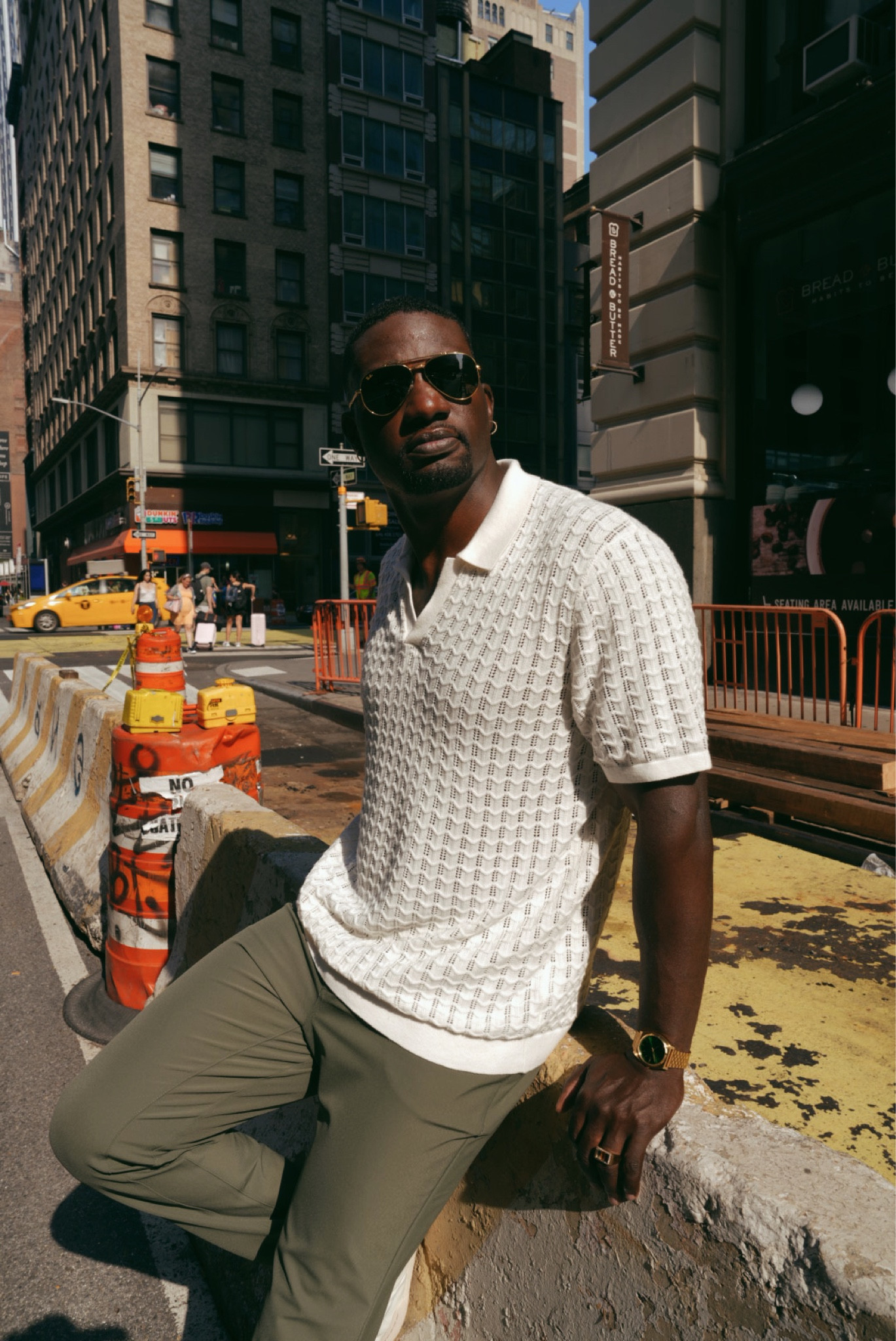 Ray ban sunglasses, Abercrombie Johnny collar knit shirt, Nixon watch 

#LTKmens #LTKSeasonal #LTKstyletip