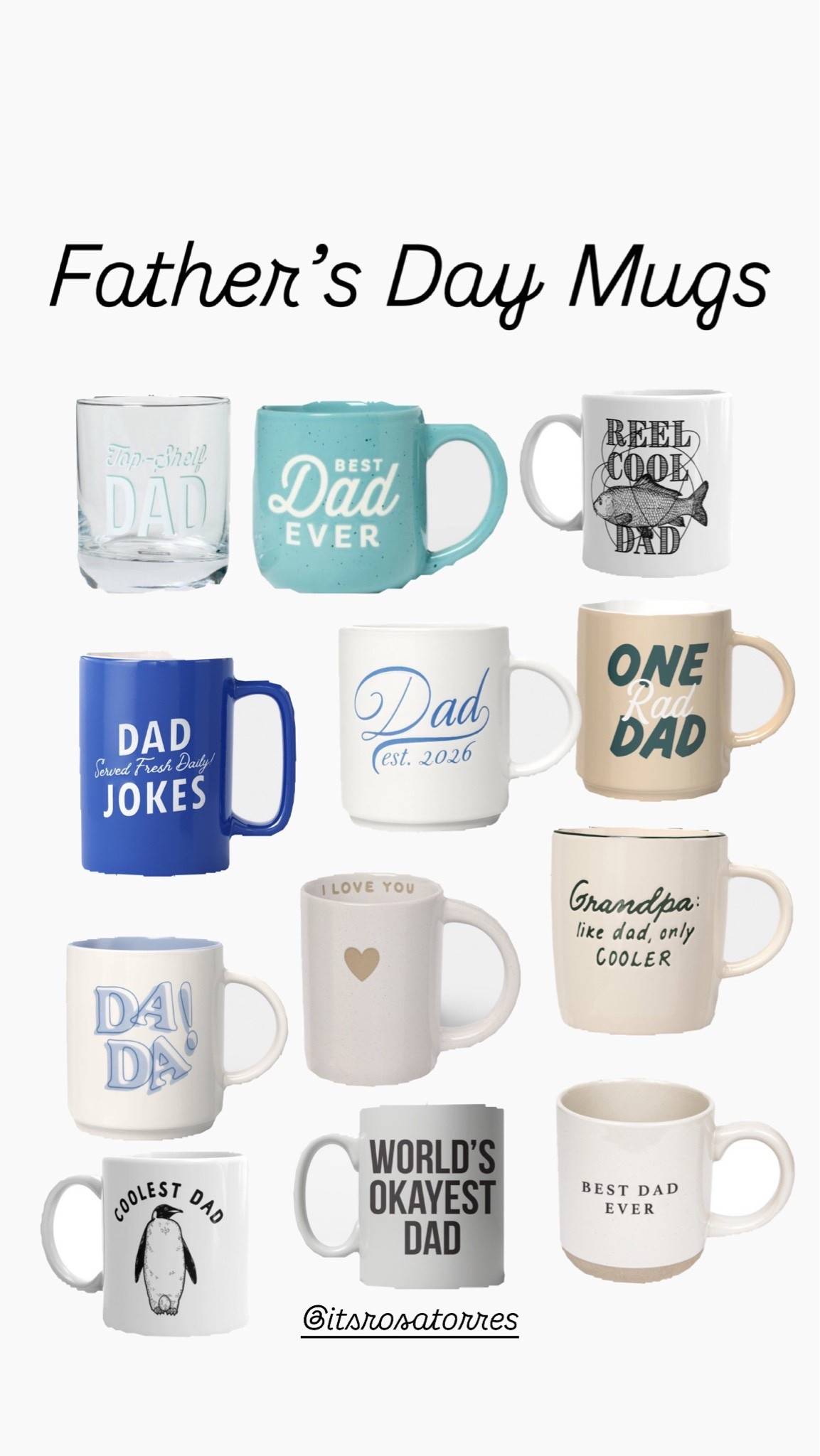Fathers Day mugs if you have a dad that loves coffee  or tea here are some cute mugs! Would make the perfect bundle of gift for Father’s Day pair with more of sentimental gifts. 

#fathersday #diadelospadres #father #padre #papa #giftideqs #fathersaygifts

#LTKSeasonal #LTKMens #LTKselfcare