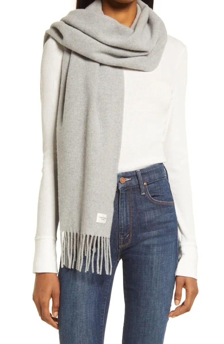 rag & bone Addison Skinny Recycled Wool Blend Scarf | Nordstrom | Nordstrom