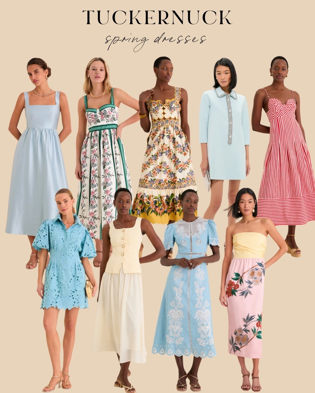 The prettiest spring dresses from @Tuckernuck  🌸 From florals to classic silhouettes — these are perfect for weddings, luncheons, and upcoming spring events ☀️

#tuckernuck #ltkstyle #ltkfashion #ltkfinds #springstyle #springdresses #springfashion #weddingguestdress #occasiondressing #preppystyle #elevatedstyle

#LTKgrwm #LTKootd #LTKOver40