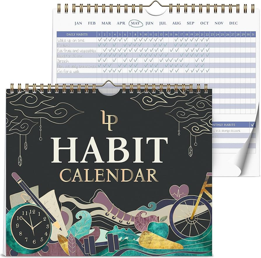 Legend Habit Calendar to Track Daily Habits – Motivational Tracker for Tracking Atomic Habits ... | Amazon (US)