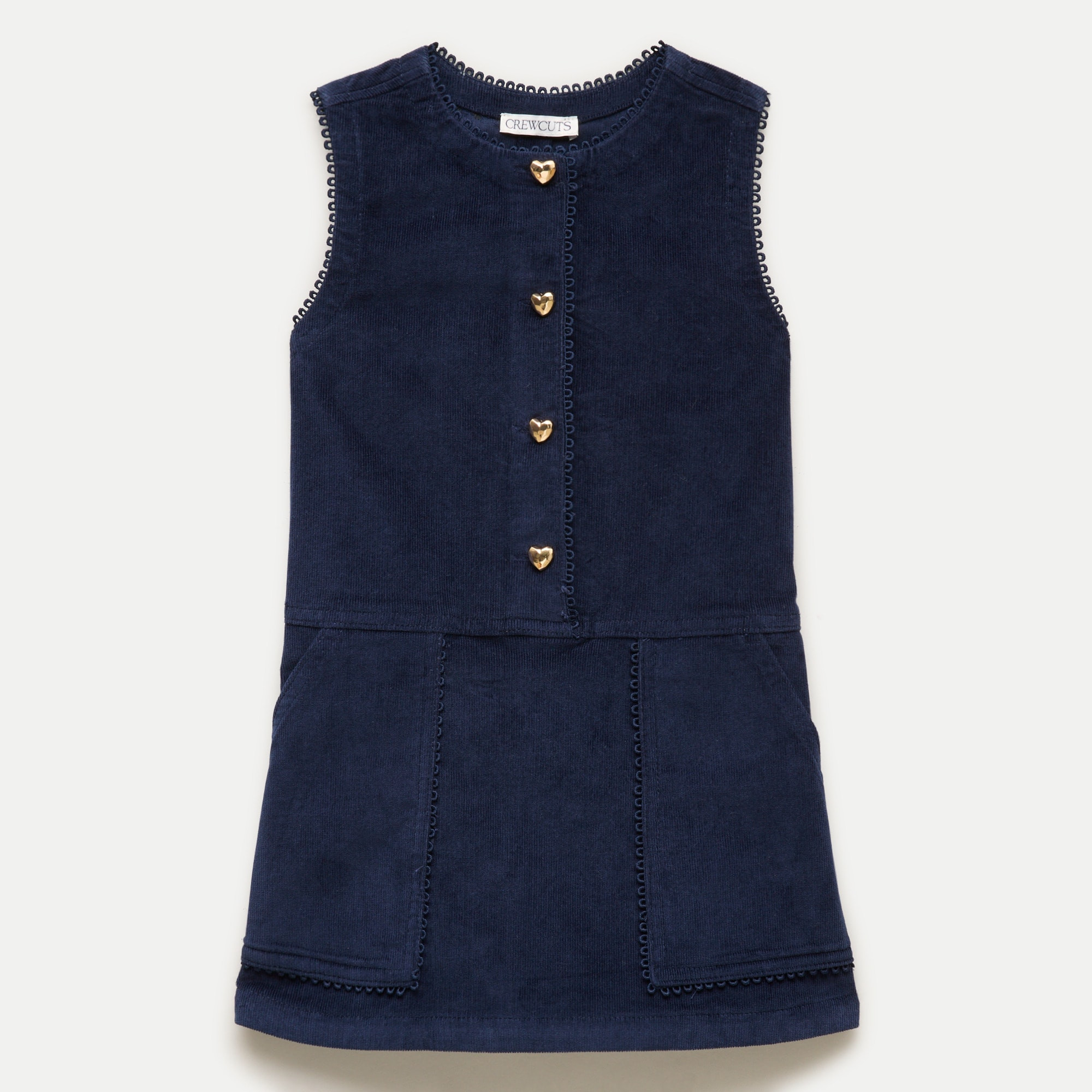 Girls' corduroy pinafore dress | J. Crew US