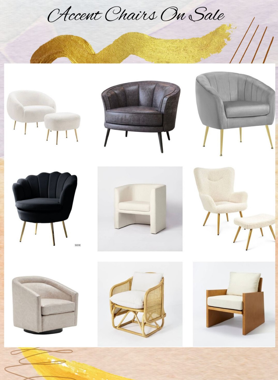 Cheap accent discount chairs for sale