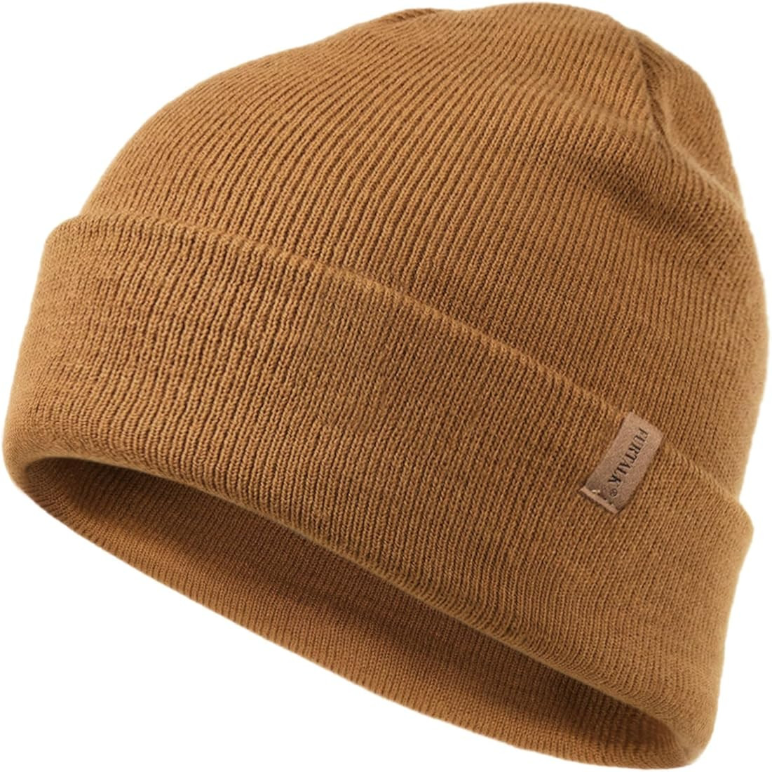 FURTALK Beanie for Men Women Cuffed Thick Knitted Unisex Winter Hat Beanies Skull Cap | Amazon (US)