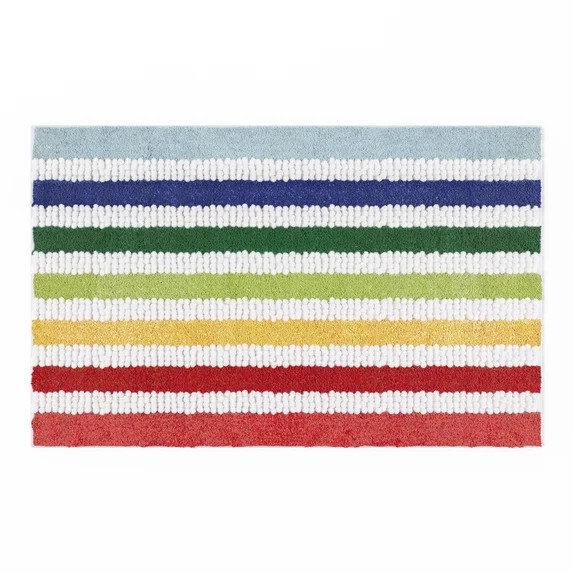 Mainstays Kids Vintage Stripe Bath Rug, 32" x 20" | Walmart (US)