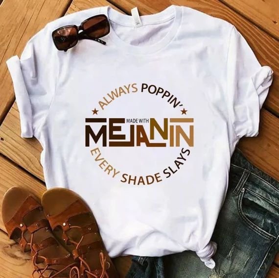 Melanin Popping T-shirt | Etsy | Etsy (US)