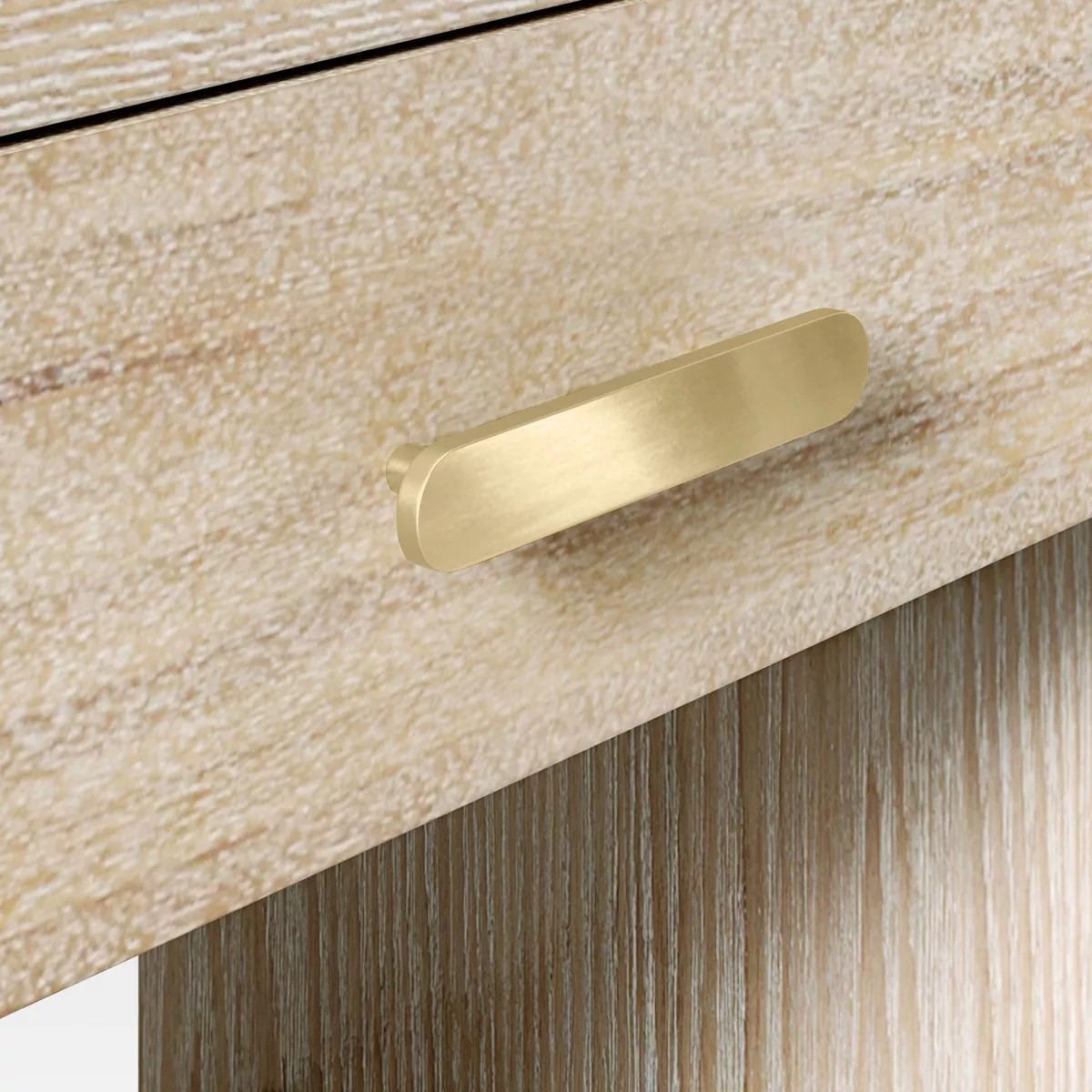 Zebrina Wood Nightstand with Drawer Natural - Threshold™: Bohemian Style, Arched Design, Square... | Target