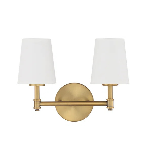 Adaha 2 - Light Dimmable Brass Vanity Light | Wayfair North America