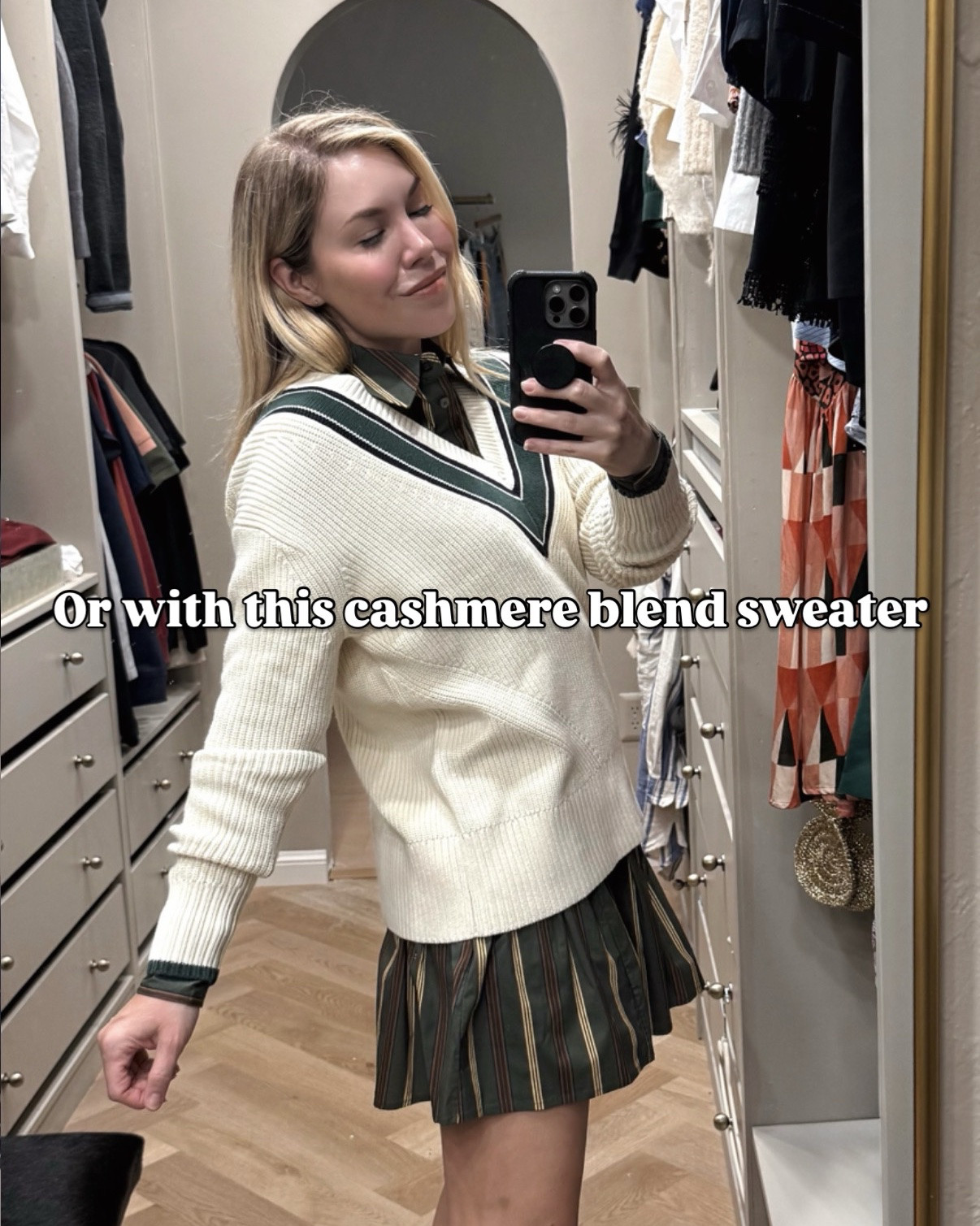 Sweater 
Stripe dress 
Staud dress 
Nordstrom anniversary sale

#LTKSaleAlert