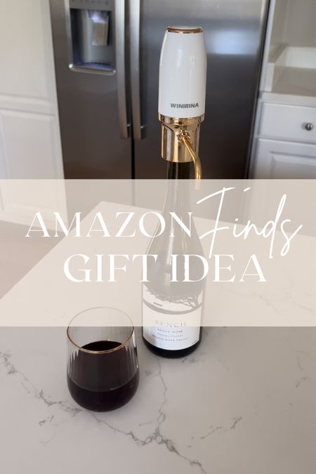 Amazon hostess gift. Amazon wine gift.  Amazon holiday gifts. Wine aerator. Gold wine glasses. Ribbed wine glasses. Amazon home gift  

#LTKHoliday #LTKhome
