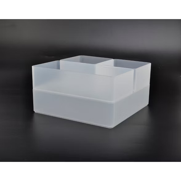 Plastic Drawer Bin Set Organizer Clear - Made By Design™ | Target