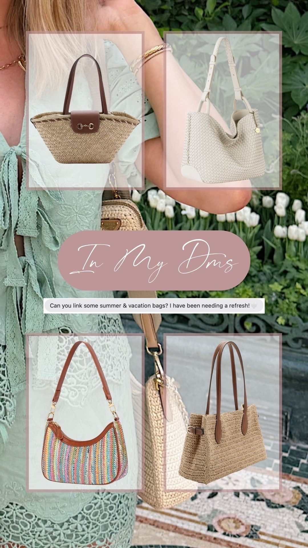 Summer bags and vacation bags you can wear all season! Love changing up my bags for the summer for something fun! Linking all of my favs 🤍

#LTKootd #LTKSeasonal #LTKTravel
