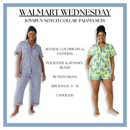 WALMART WEDNESDAY FINDS

I went into Walmart today while traveling on for my vacation, and I found these super cute pajama sets from Joyspun. Not only are they very soft and comfortable, but they are also at an affordable price point. 

Whether you prefer shorts or longer pants to sleep in, these sets have several color ways and pattern options, are size inclusive, and have a button front closure! 

These are selling quick online, so grab them before they are out of stock! 

#LTKFindsUnder50 #LTKMidsize #LTKxWalmart