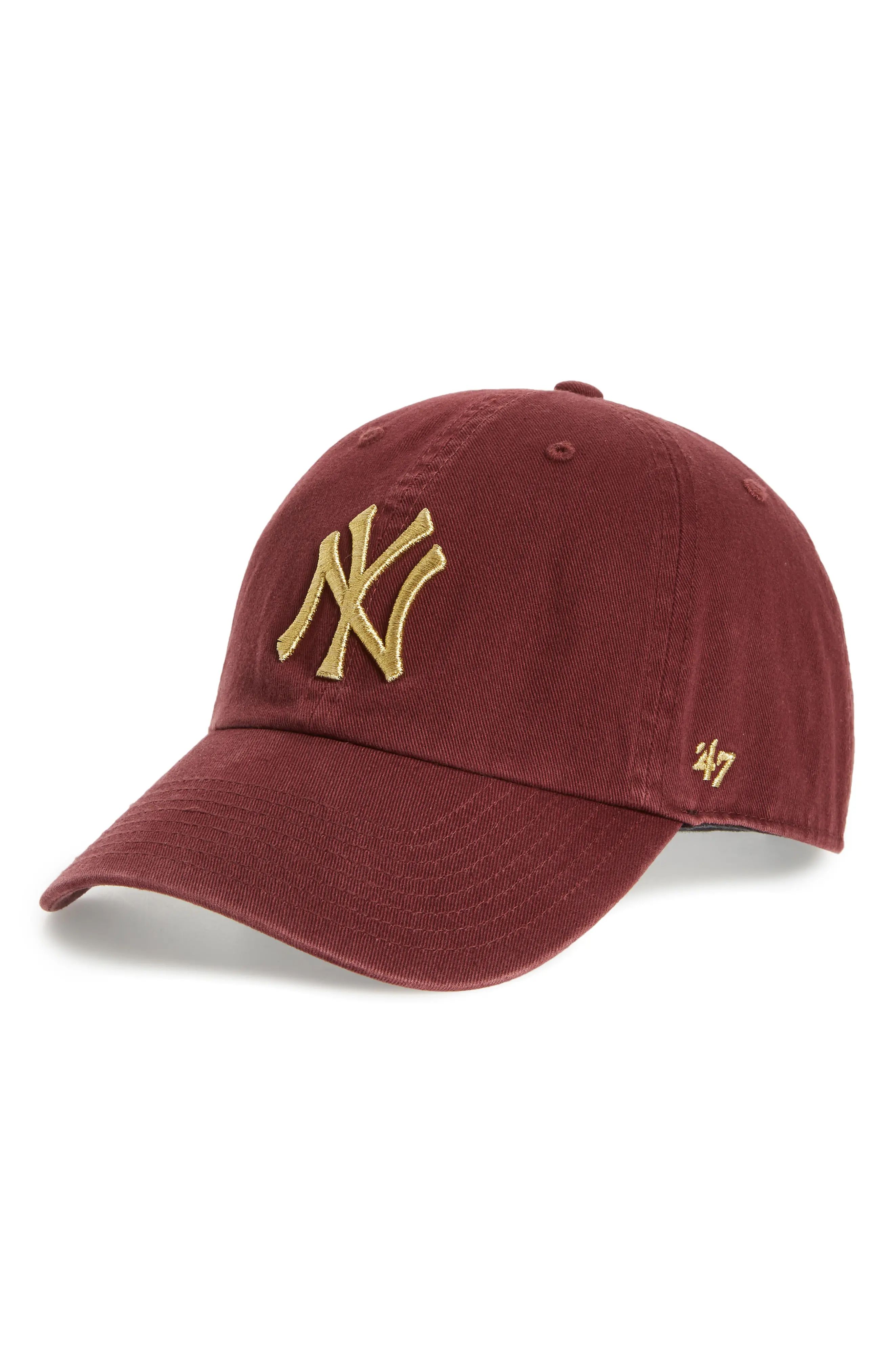 '47 Clean Up New York Yankees Metallic Baseball Cap | Nordstrom