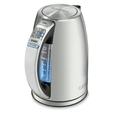 Cuisinart Perfectemp 1.7L Electric Programmable Kettle - Stainless Steel - CPK-17TG | Target