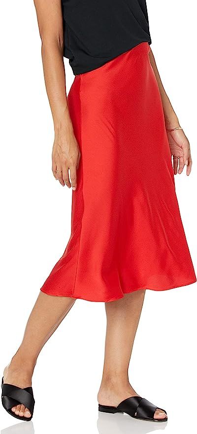 The Drop Women's Maya Silky Slip Skirt | Amazon (US)