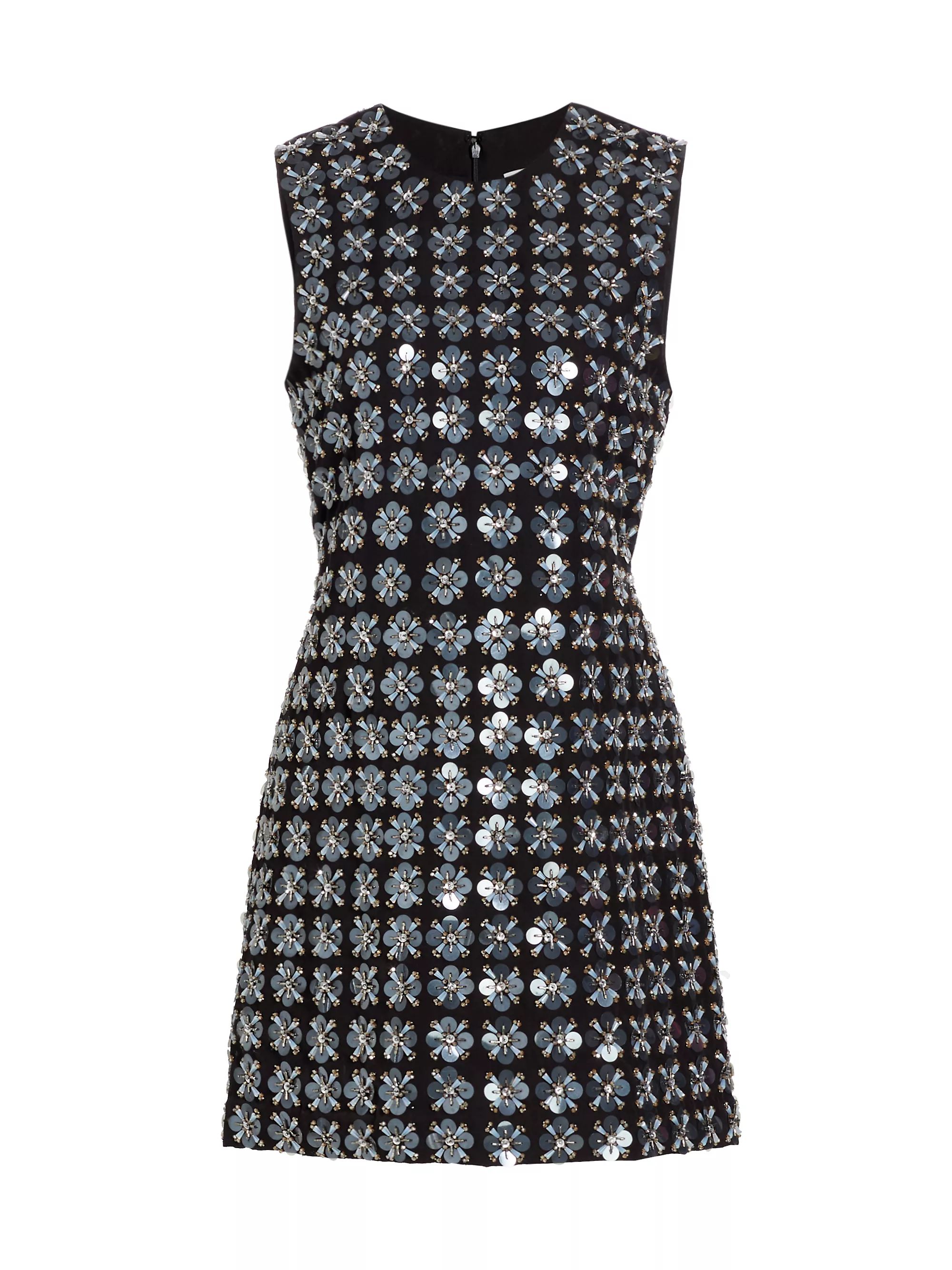 Abigail Beaded & Sequined Minidress | Saks Fifth Avenue