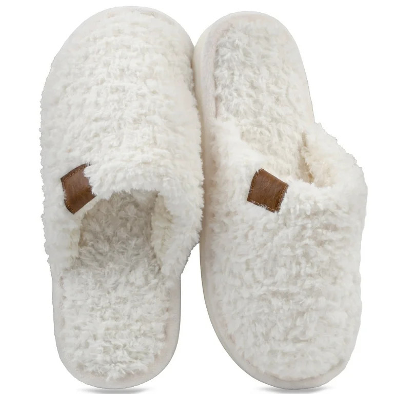 TRANSLINK Women Fuzzy Slippers Fluffy Winter Memory Foam House Shoes Indoor and Outdoor - Walmart... | Walmart (US)