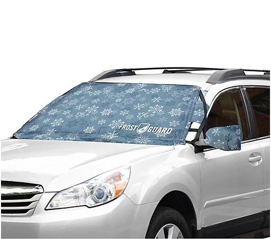 FrostGuard Windshield Cover with 2 Security Panels & Mirror Covers | QVC