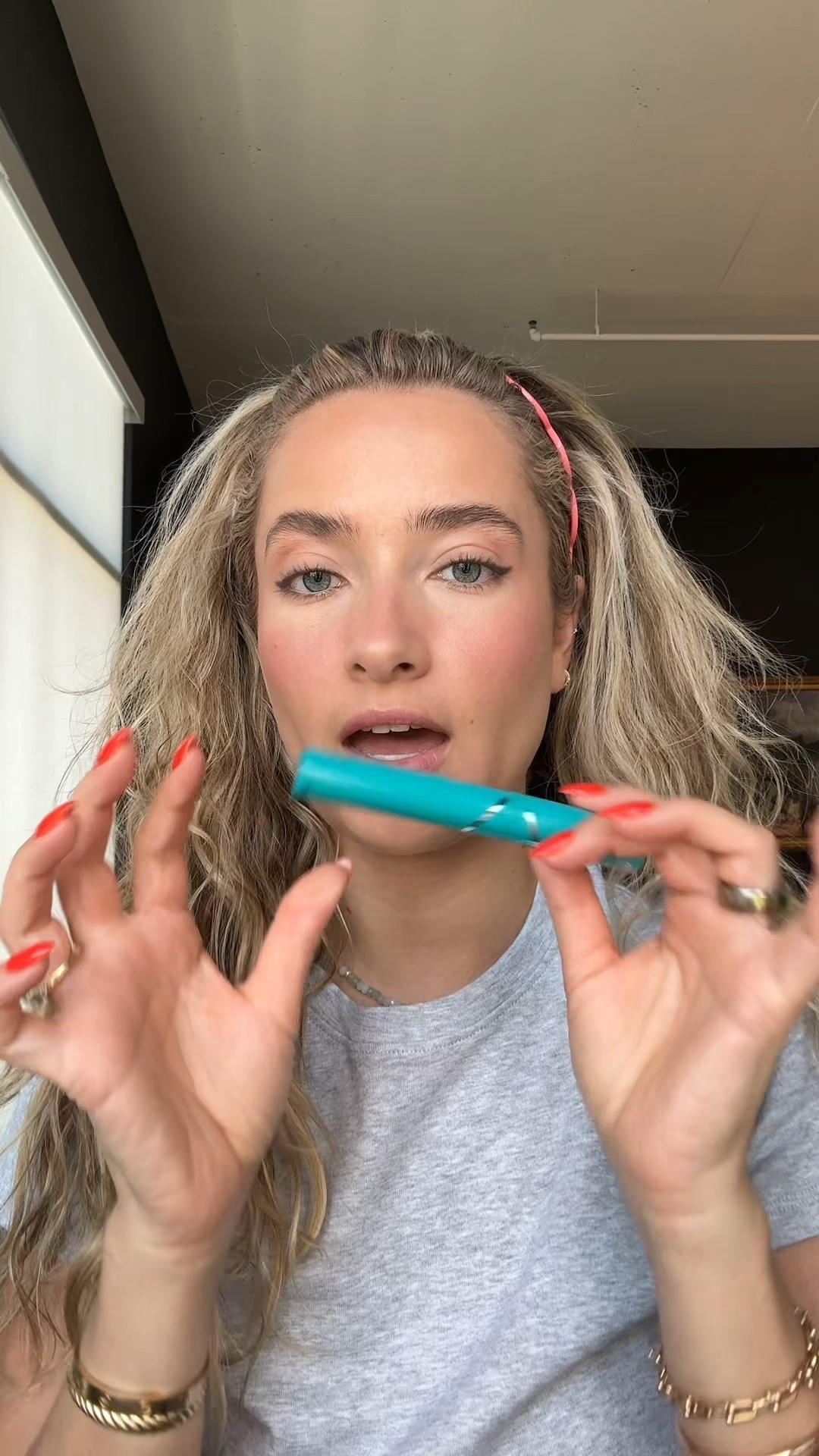 If you’re needing length for your lashes, this tubing mascara is incredible!