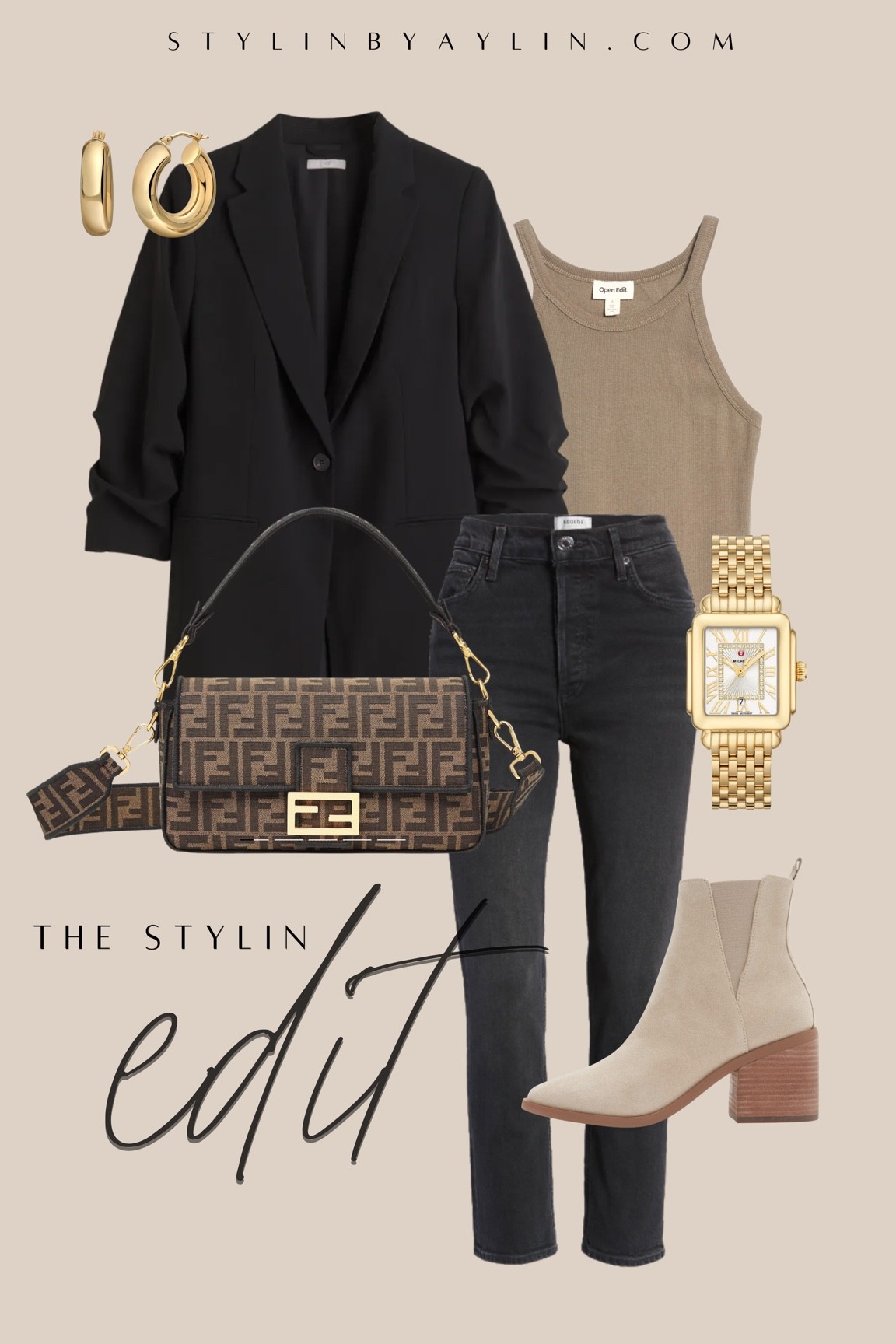 The stylin edit- fall style, accessories, blazer, booties, StylinByAylin 

#LTKunder100 #LTKstyletip #LTKSeasonal