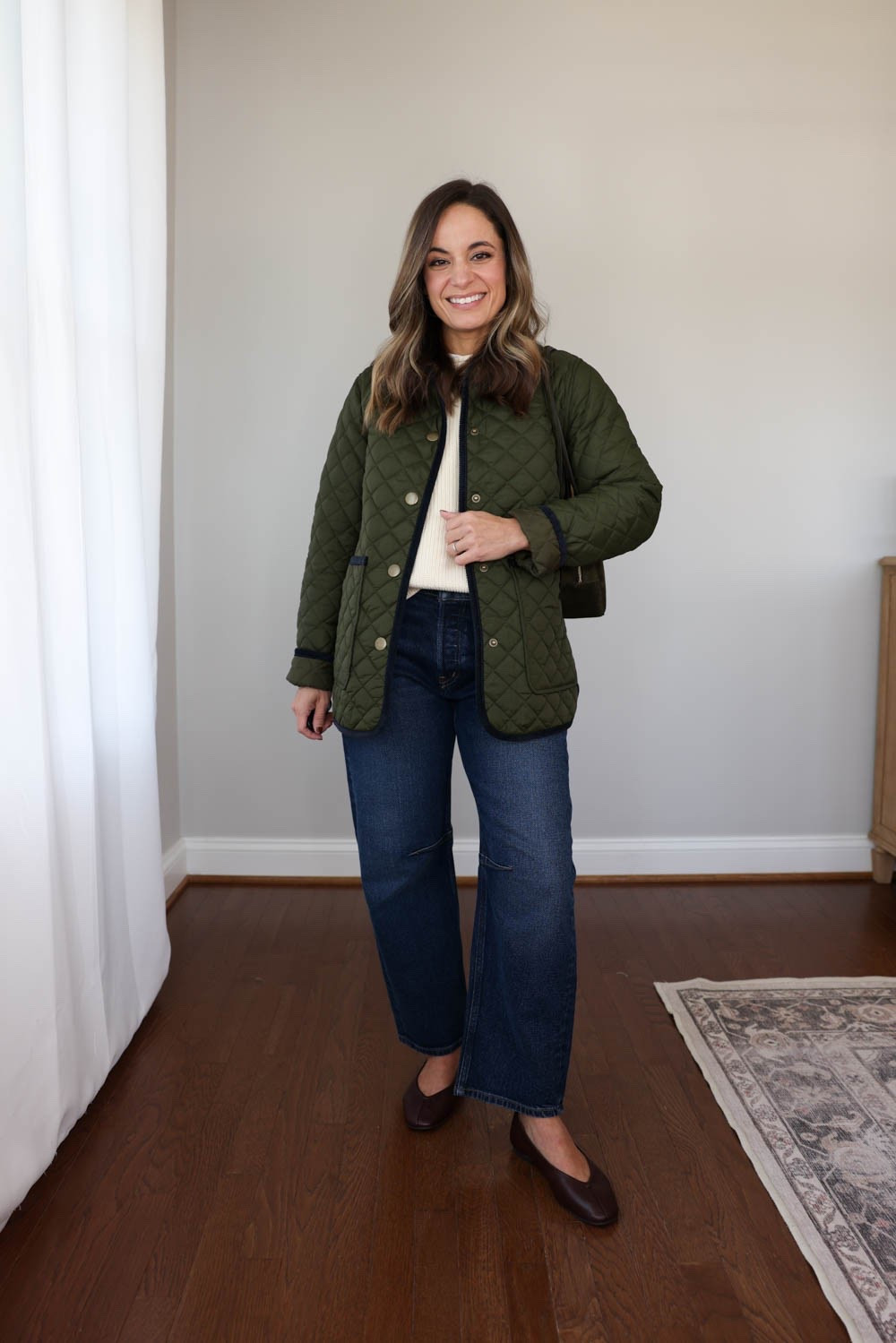 Four fall outfit combinations I can’t wait to wear! 

Jeans (Madewell): petite 24 
Sweater (Madewell): xxs 
Jacket (Ann Taylor): petite xxs 
Flats (Madewell): true to size

#LTKPetite