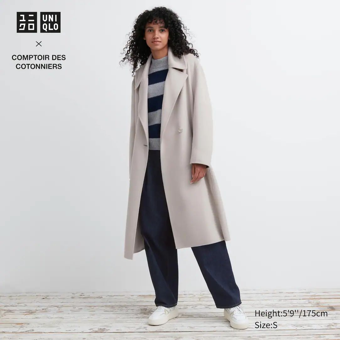 Wool Blend Wrap Coat | UNIQLO (UK)