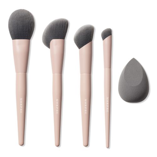 Face Shaping Essentials Bamboo & Charcoal-Infused Face Brush Set | Ulta