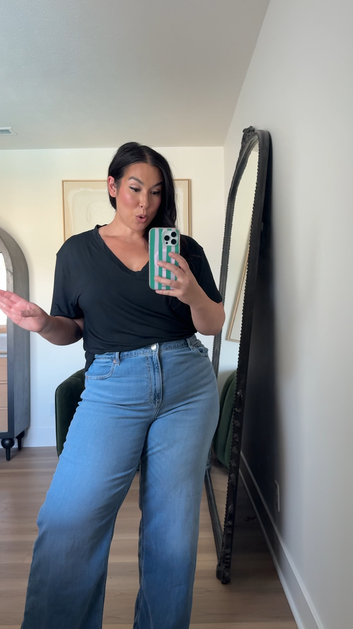 Jeans on sale
Midsize casual outfit size 16 
Size large top

#LTKMidsize #LTKSaleAlert #LTKootd