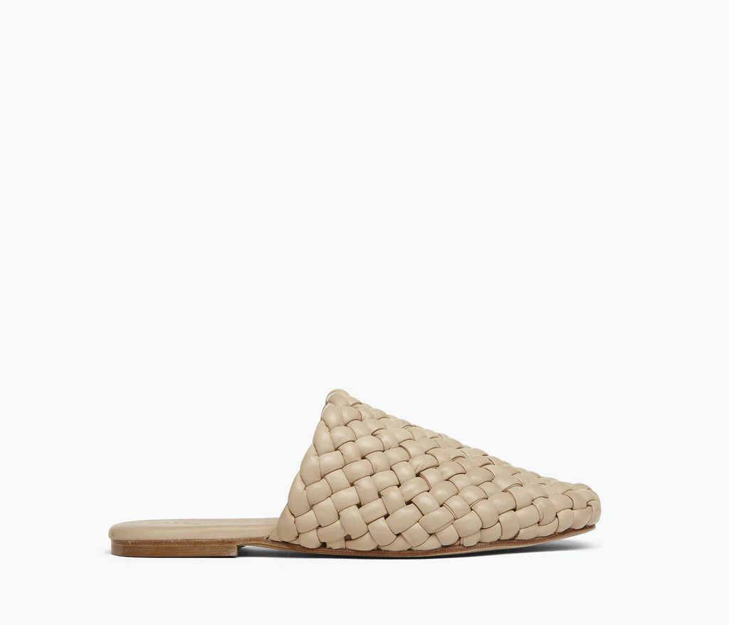 PARKER PADDED WOVEN MULE | Frēda Salvador