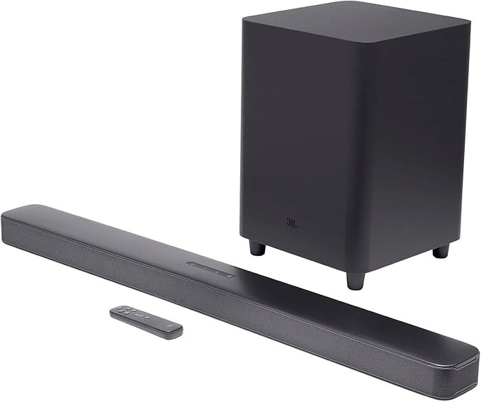 JBL Bar 5.1 - Soundbar with Built-in Virtual Surround, 4K and 10" Wireless Subwoofer (JBL2GBAR51I... | Amazon (US)