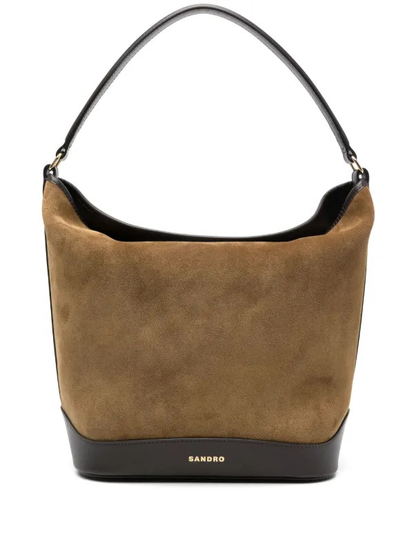 SANDRO Tangoso Bucket Bag | Neutrals | FARFETCH AU | Farfetch Global