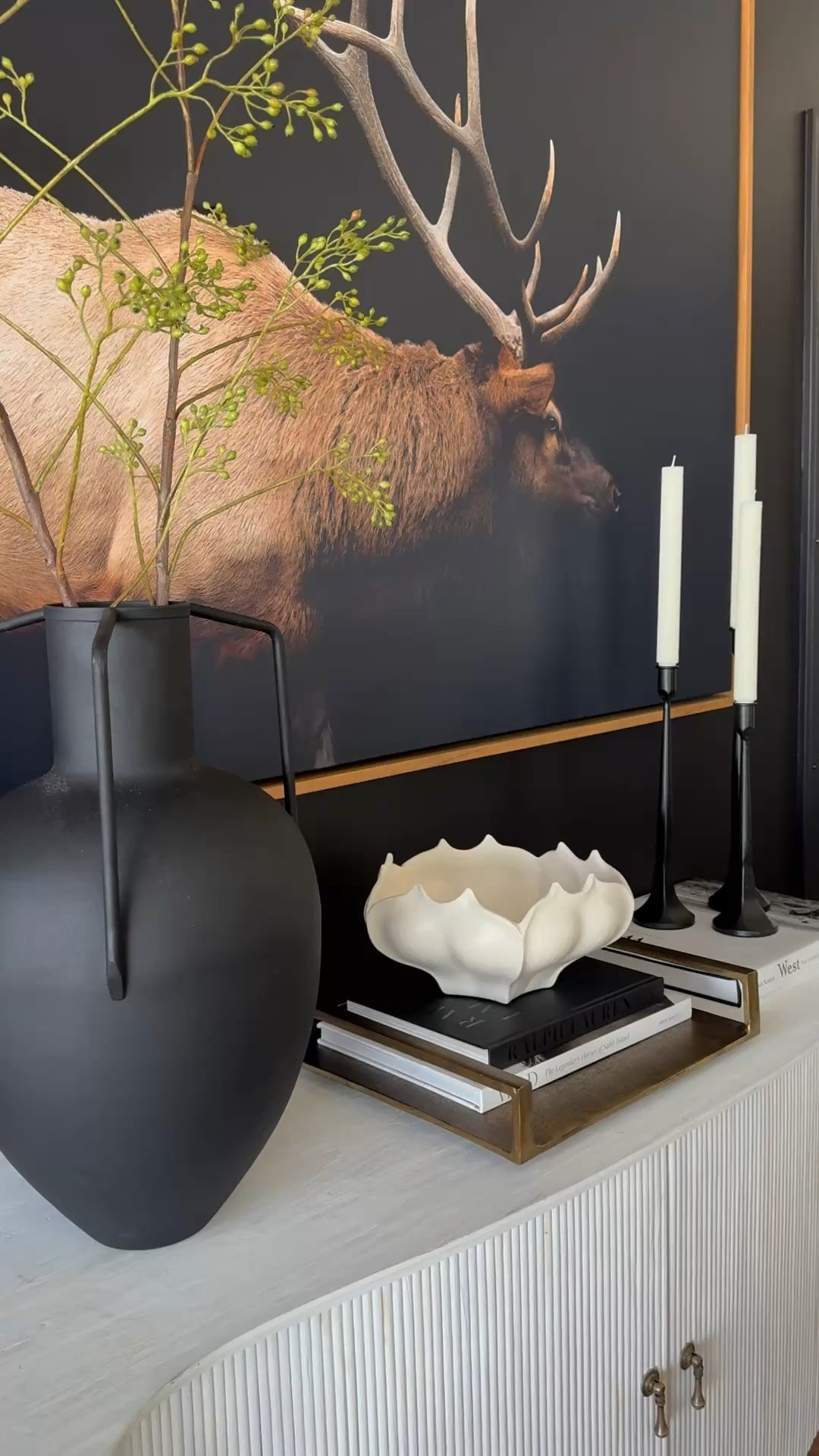 Organic Modern Console Styling🖤

#LTKFindsUnder50 #LTKStyleTip #LTKHome