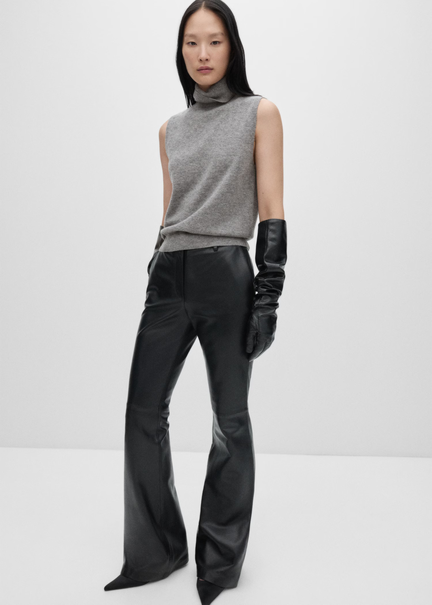 Top aus 100 % Wolle mit Rollkragen - Damen | MANGO Österreich | Mango EU