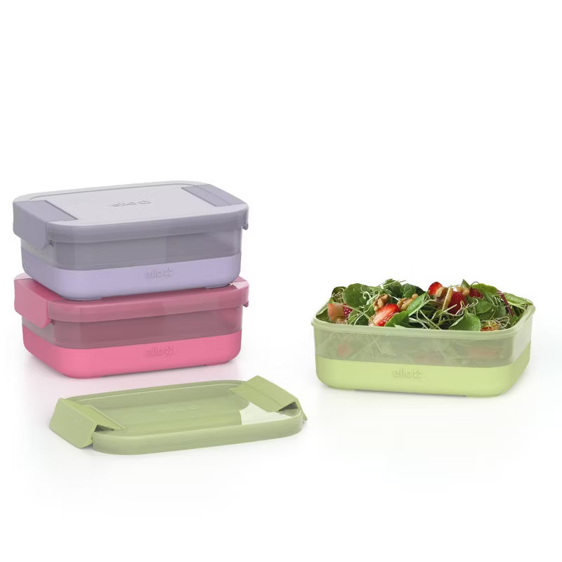 Ello 6pc Plastic Meal Prep Food Storage Container Set | Target