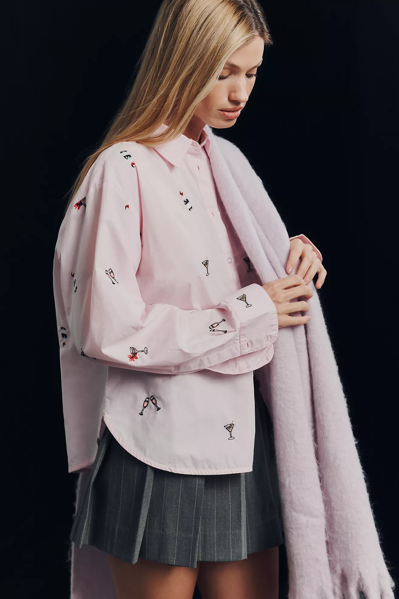 The Shrunken Bennet Buttondown Shirt by Maeve | Anthropologie (US)