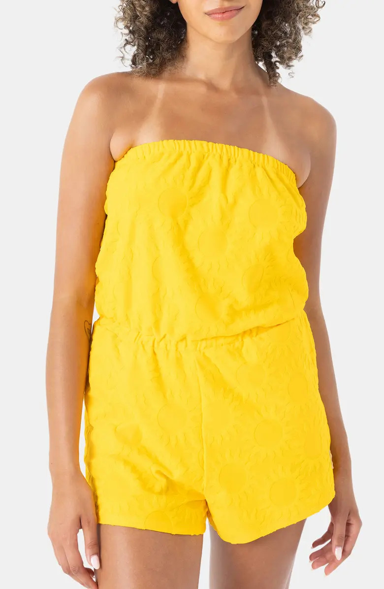Special Feeling Strapless Cover-Up Romper | Nordstrom