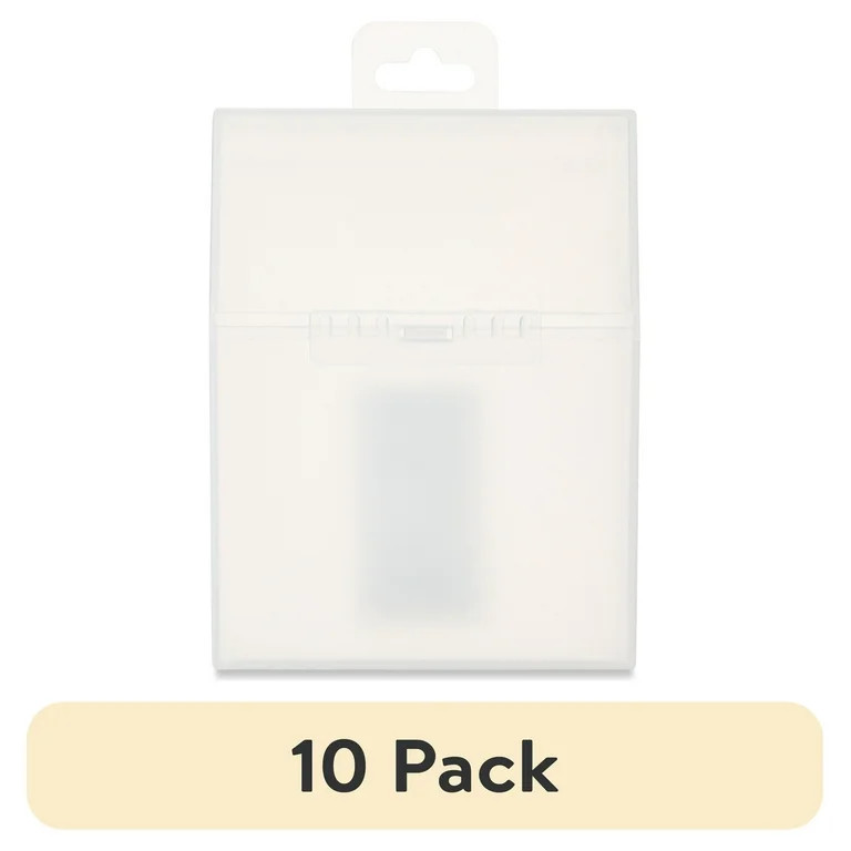 (10 pack) Pen+Gear Clear Plastic Crayon Box, Desktop Organizer | Walmart (US)