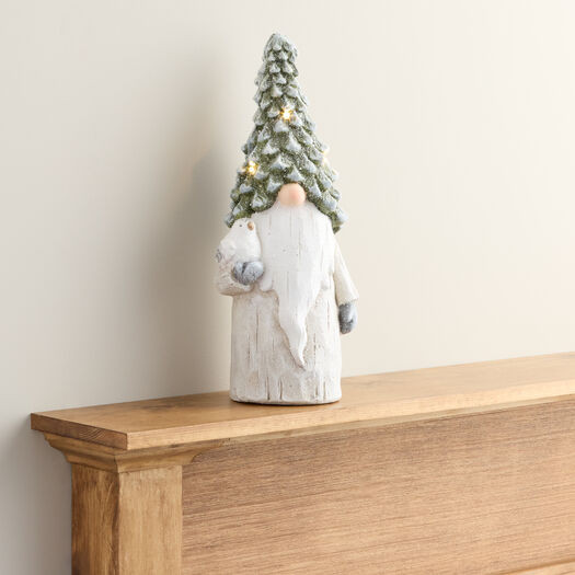 Gnome with Tree Hat and Bird Decor by World Market | World Market