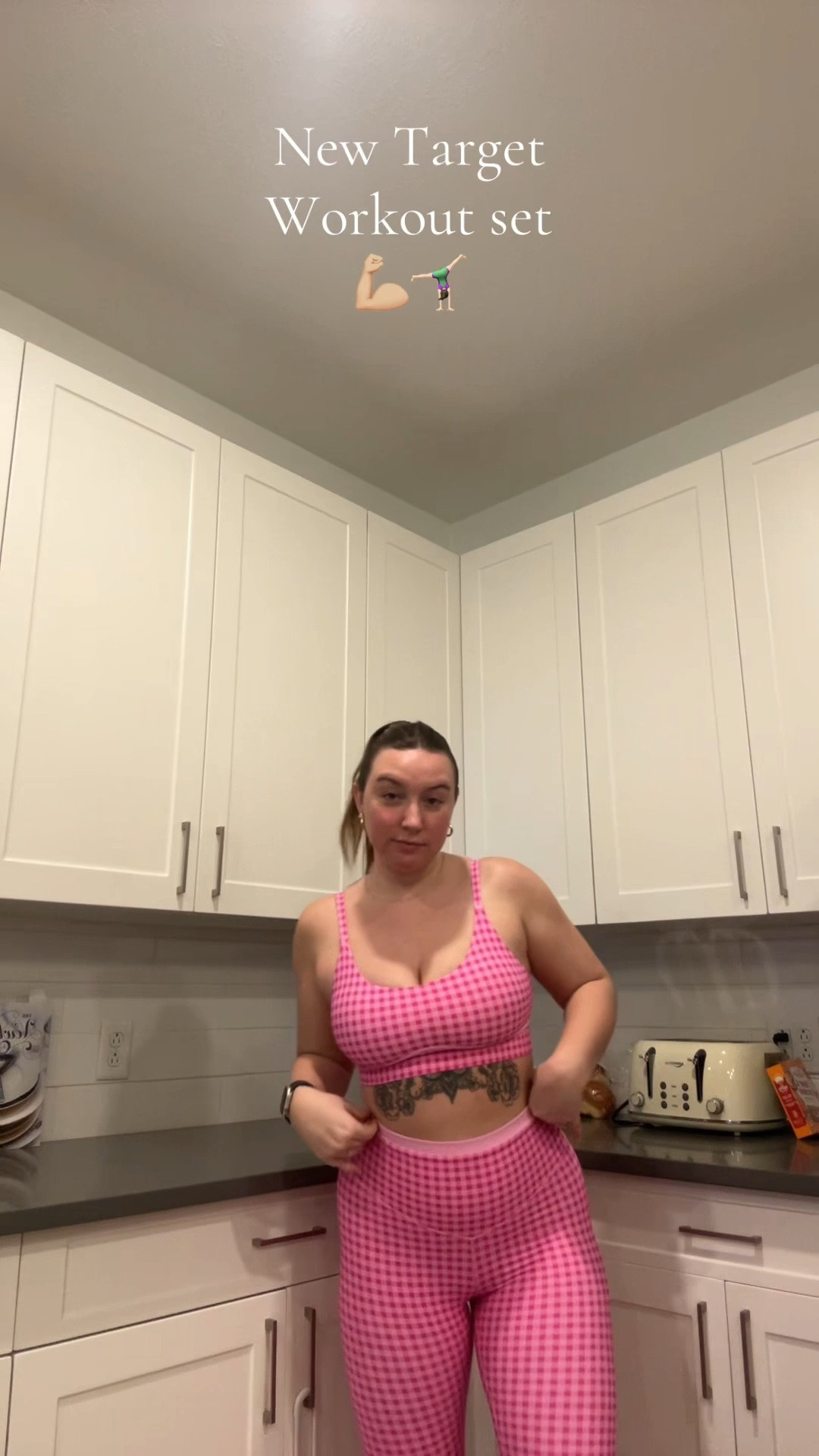 New target work out set 
Wearing a medium in both 

#LTKActive #LTKMidsize #LTKootd