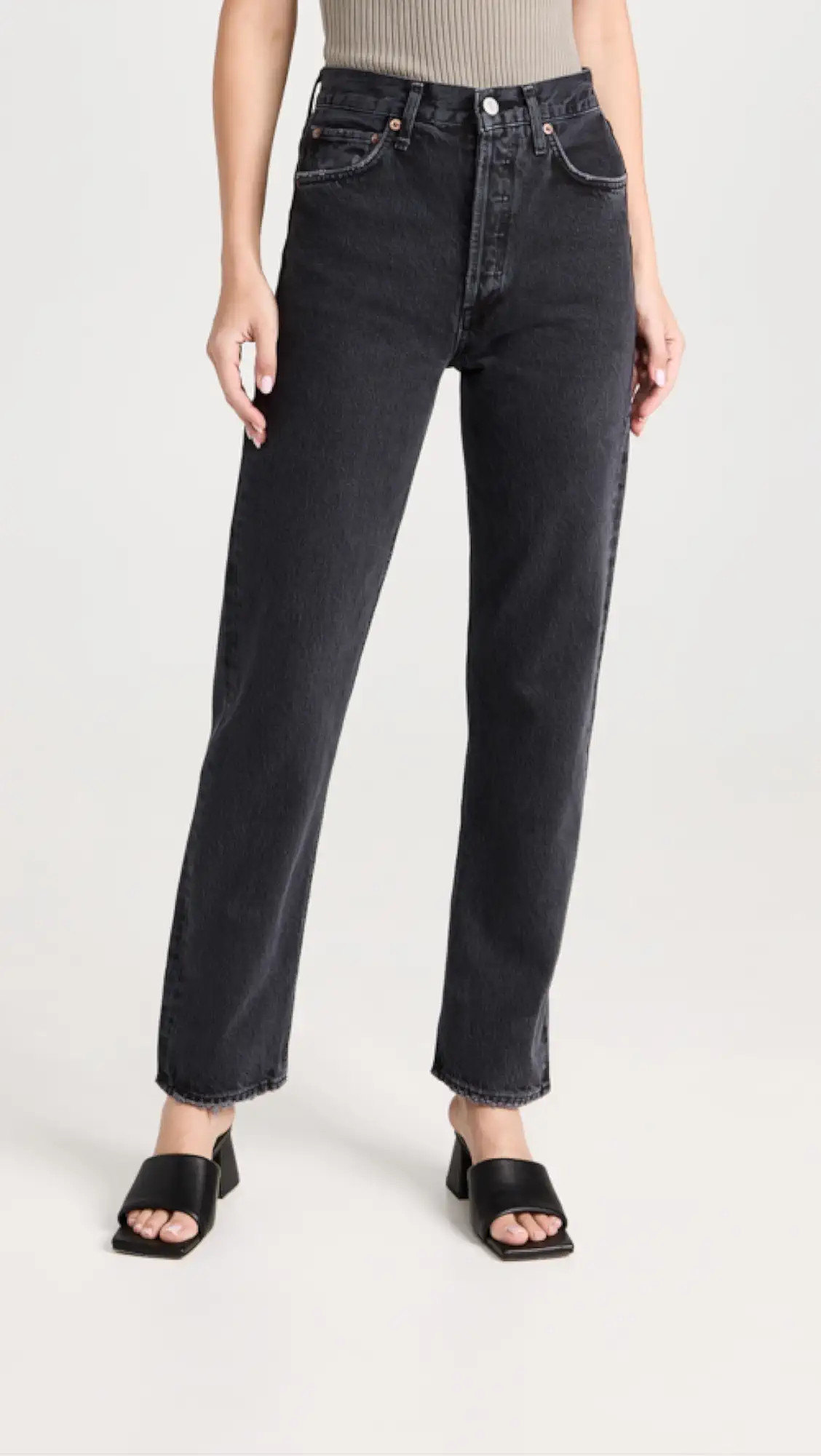 AGOLDE 90s Pinch Waist High Rise Straight Jeans | Shopbop | Shopbop