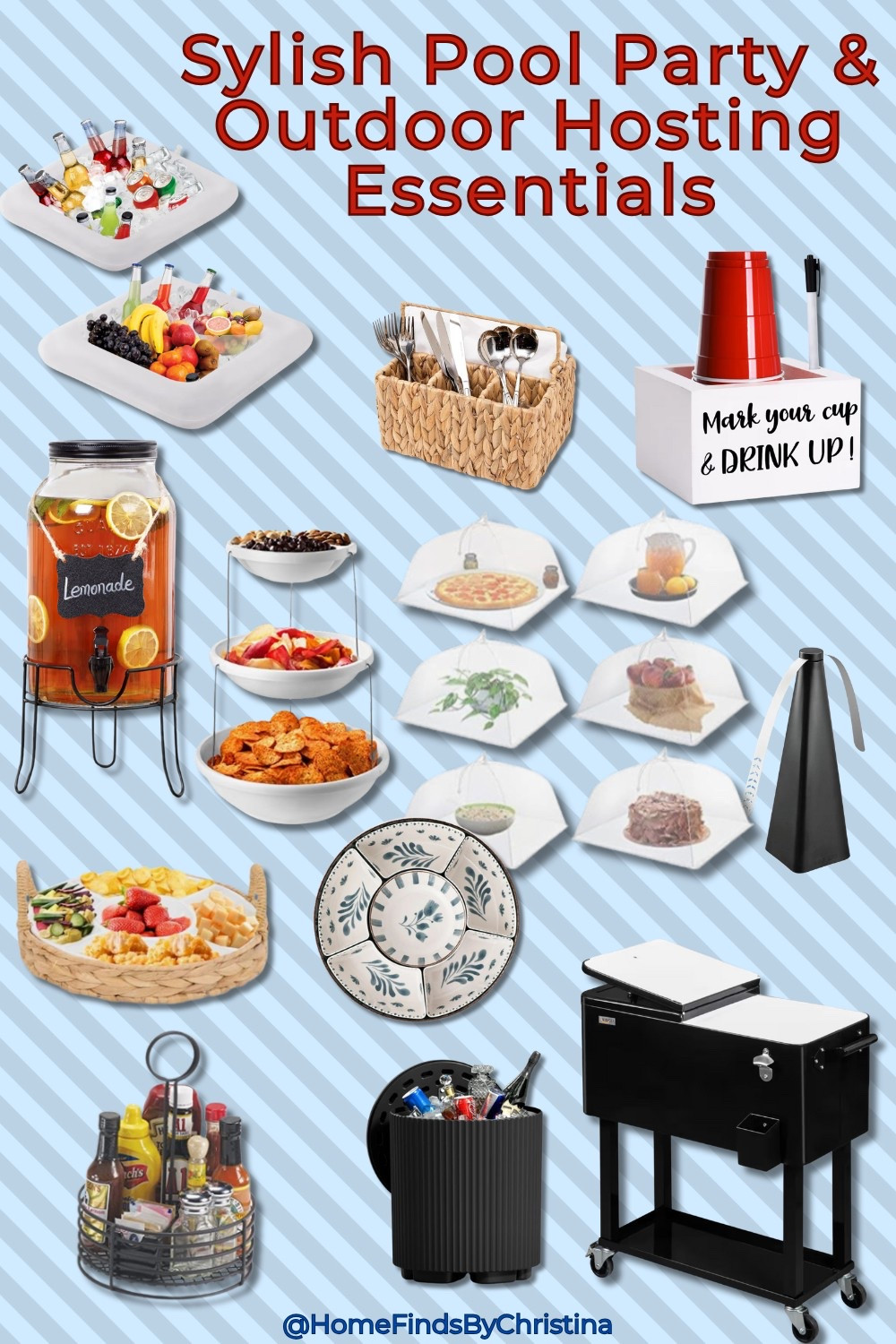 Stylish pool parties & outdoor hosting essentials - elevate your backyard setup with my favorite serving pieces, drink stations and hosting finds. Perfect for effortless summer entertaining. 

#PoolPartyEssentials #OutdoorEntertaining #SummerHosting #PoolsideStyle #BackyardGoals #HostingFavorites #LTKHome #LTKSummer #LTKFinds #LTKBackyard #AmazonFinds #HomeFindsByChristina #SummerEntertaining  

#LTKParties #LTKSummerEdit #LTKHome