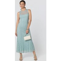 ASTR the Label | Annabella Semi-Sheer Lace Maxi Dress in Seafoam |  Size M | ASTR The Label (US)